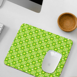 Green Ethnic Pattern Mouse Pad マウスパッド