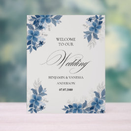 Green Eucalyptus Wedding Welcome Sign アクリルサイン