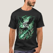 Green Eyed Pale Espada Cuarta Arrancar Resurrectio Tシャツ (正面)