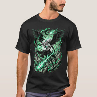 Green Eyed Pale Espada Cuarta Arrancar Resurrectio Tシャツ