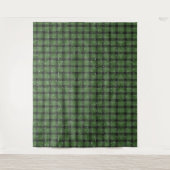 Green family christmas wallpaper タペストリー (正面)