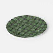 Green family christmas wallpaper ペーパープレート (アングル)