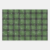 Green family christmas wallpaper ラッピングペーパーシート (正面2)
