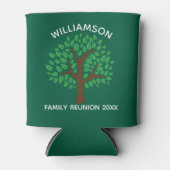 Green Family Reunion Tree Cool Custom Keepsake 缶クーラー (正面)