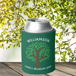 Green Family Reunion Tree Cool Custom Keepsake 缶クーラー
