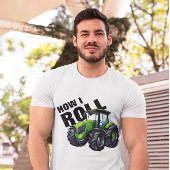 Green Farm Tractor転がと「How I」 Tシャツ