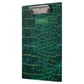 Green Faux Leather Style Clipboard クリップボード (左)
