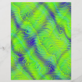 Green Faux Snakeskin Bulk Scrapbook Paper Pages チラシ