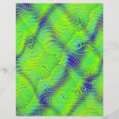 Green Faux Snakeskin Bulk Scrapbook Paper Pages チラシ (裏面)