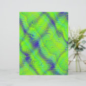 Green Faux Snakeskin Scrapbook Paper 2-Sided Page (スタンド正面)