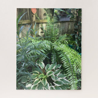 Green Ferns and Foliage ジグソーパズル