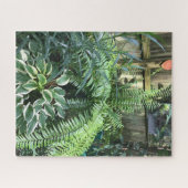 Green Ferns and Foliage ジグソーパズル (横)