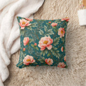 Green field roses クッション (ブランケット)