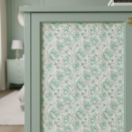 Green Floral Decoupage Tissue Paper 薄葉紙