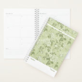 Green Floral Small Planner プランナー手帳 (ディスプレー)