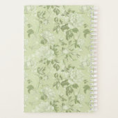 Green Floral Small Planner プランナー手帳 (裏面)