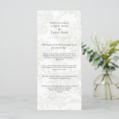 Green Floral Wedding Program プログラム (スタンド正面)