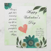 Green Flower - A Love Like No Other シーズンカード (正面/裏面)