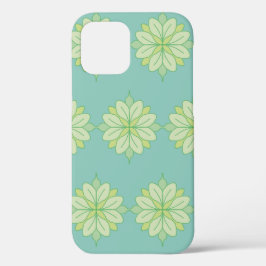 Green flower  iPhone 12ケース
