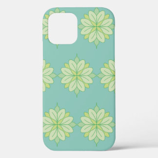 Green flower  iPhone 12ケース
