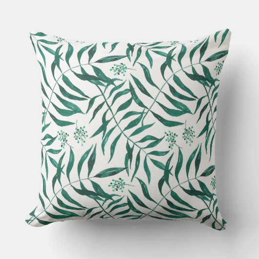 Green Foliage クッション (正面)