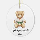 【GREEN】For all judo lovers, young and old. セラミックオーナメント (左)