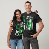 Green For My Husband Kidney Disease Awareness USA  Tシャツ (ユニセックス)