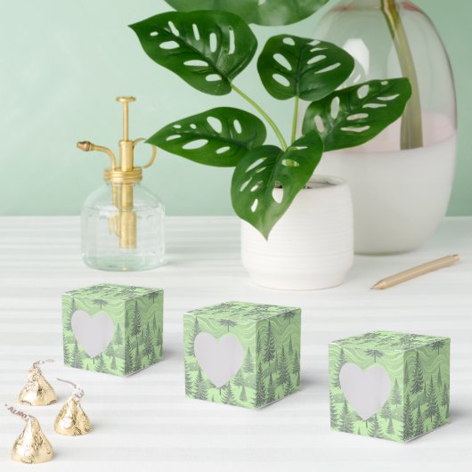 Green Forest Christmas フェイバーボックス (複数)