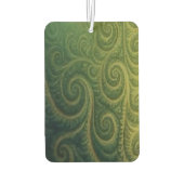 Green Fractal Air Freshener カーエアーフレッシュナー (裏面)