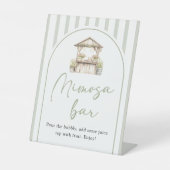 Green Fresh Off The Market Mimosa 台座サイン (正面)