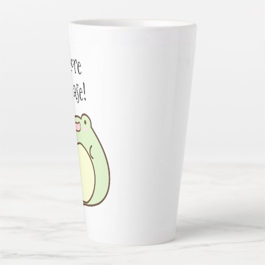 Green Frog カフェラテマグ (正面)