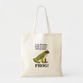 Green Frog Funny トートバッグ