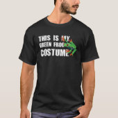 Green Frog Halloween Costume Tシャツ (正面)