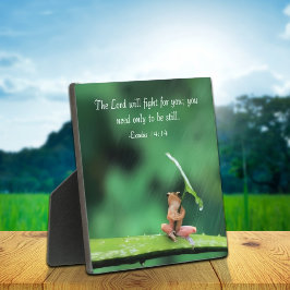 Green Frog Inspirational  フォトプラーク