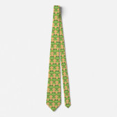 Green Frogs Cute Neck Tie ネクタイ (正面)
