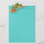 green frogs Stationery 便箋 (正面)