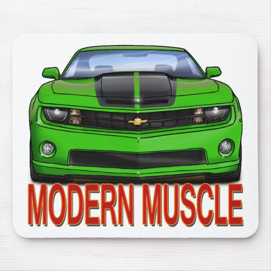 GREEN_FRONT_CAMARO.png マウスパッド (正面)