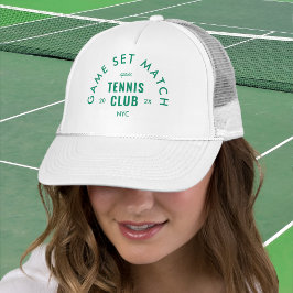 Green Game Set Match Après Tennis Club White キャップ