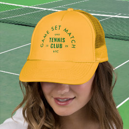 Green Game Set Match Après Tennis Club Yellow キャップ