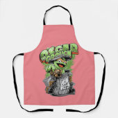 Green Garbage Monster エプロン (正面)