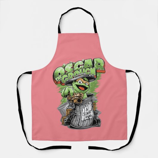 Green Garbage Monster エプロン (正面)