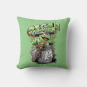 Green Garbage Monster クッション (正面)