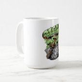 Green Garbage Monster  コーヒーマグカップ (正面左)