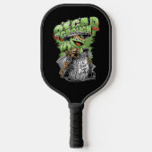 Green Garbage Monster  ピックルボールラケット (正面)