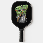 Green Garbage Monster  ピックルボールラケット (裏面)