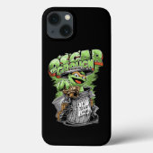 Green Garbage Monster  Case-Mate iPhoneケース (裏面)
