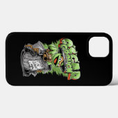 Green Garbage Monster  Case-Mate iPhoneケース (裏面 (横))