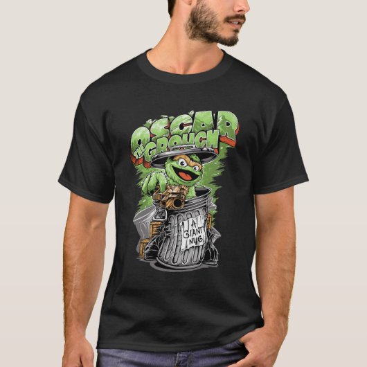 Green Garbage Monster Playera Tシャツ (正面)