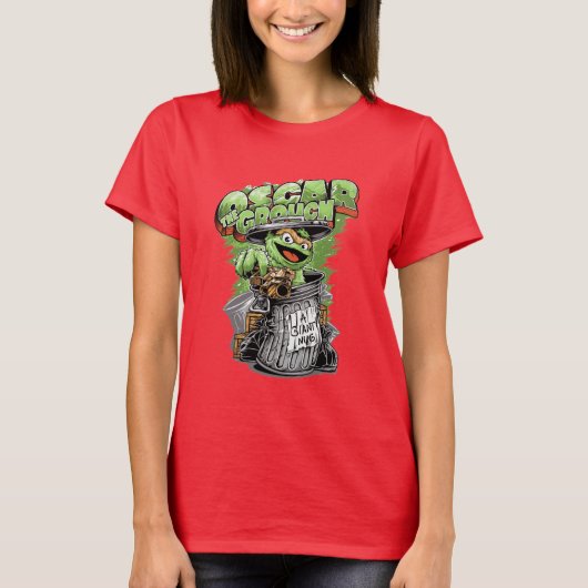 Green Garbage Monster  Tシャツ (正面)