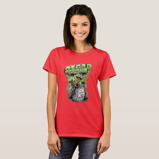 Green Garbage Monster Tシャツ (正面フル)